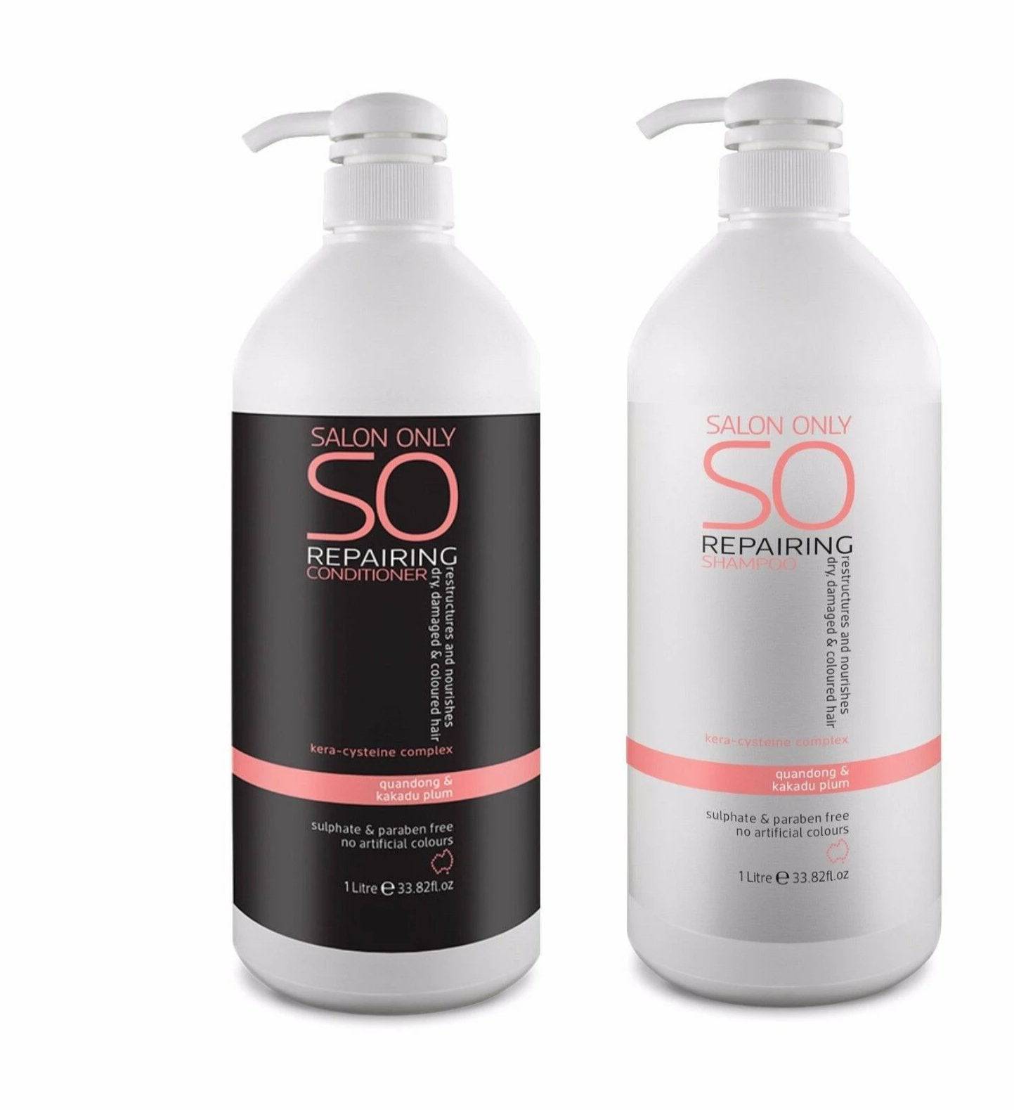 SO Repairing 1lt Duo Sulphate & Paraben Free Recontsruct & Nourish - On Line Hair Depot