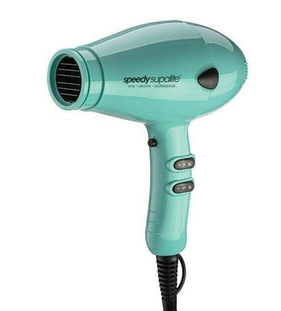 Speedy Supalite Ionic Ceramic Proffesional Hairdryer Tiffany Blue 2200 watt - On Line Hair Depot