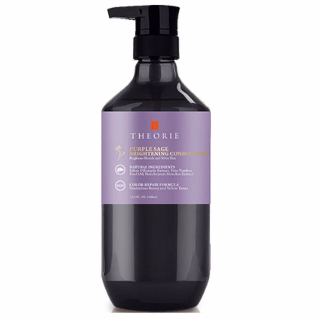 Theorie Purple Sage Brightening Shampoo and Conditioner 400mL Duo - On Line Hair Depot