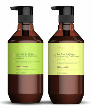Theorie Tea Tree and Ginger invigorating Shampoo and Conditioner 400 ml Duo Theorie Hair Care - On Line Hair Depot