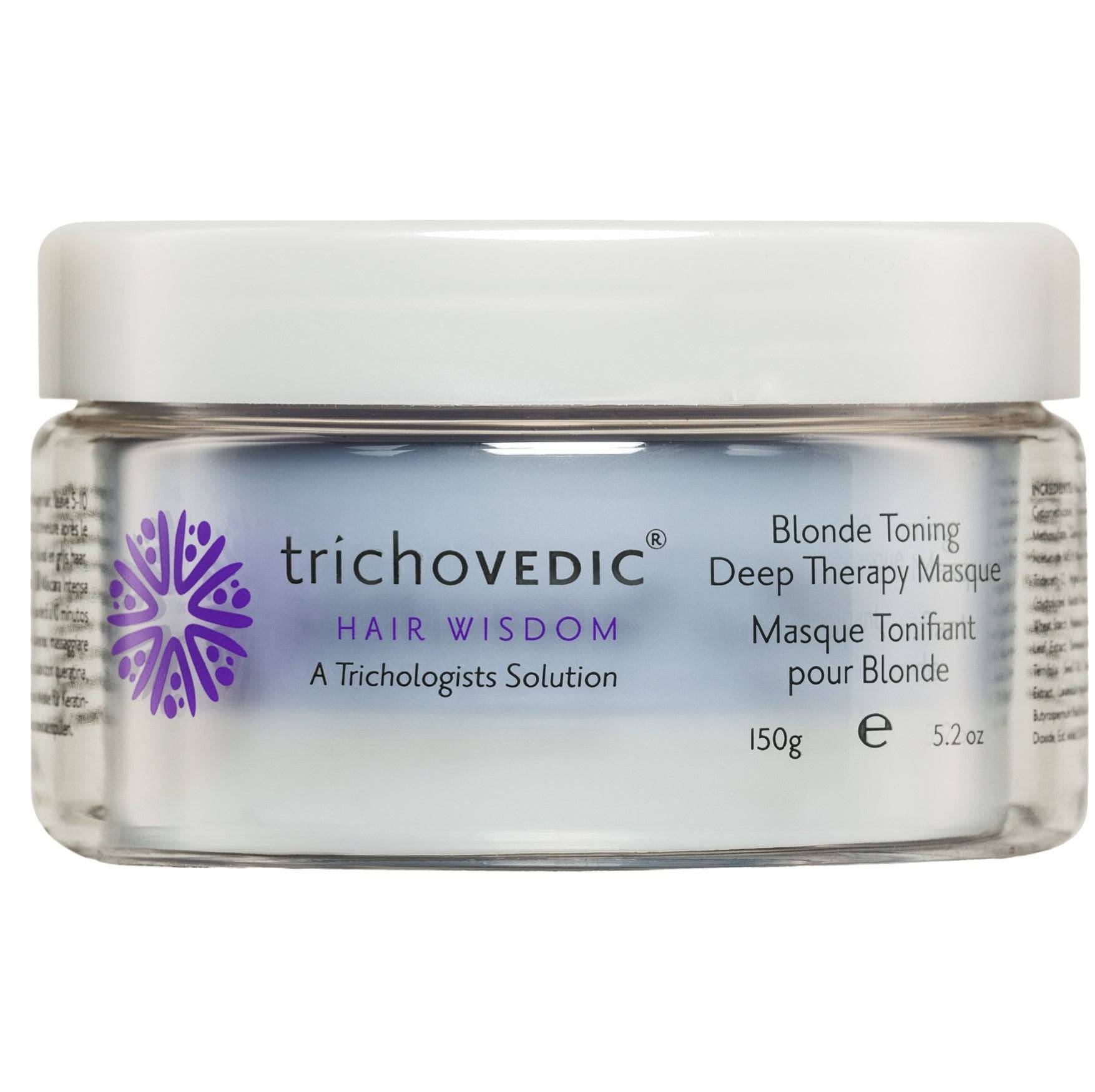 Trichovedic Blonde Toning Deep Therapy Masque - On Line Hair Depot