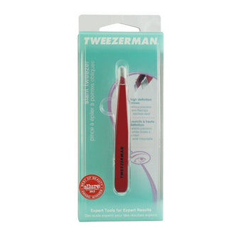 Tweezerman slant tweezer Red - full size Tweezerman - On Line Hair Depot