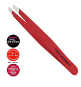 Tweezerman slant tweezer Red - full size Tweezerman - On Line Hair Depot