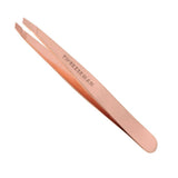 Tweezerman slant tweezer Rose Gold - full size - On Line Hair Depot