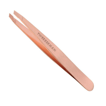 Tweezerman slant tweezer Rose Gold - full size Tweezerman - On Line Hair Depot