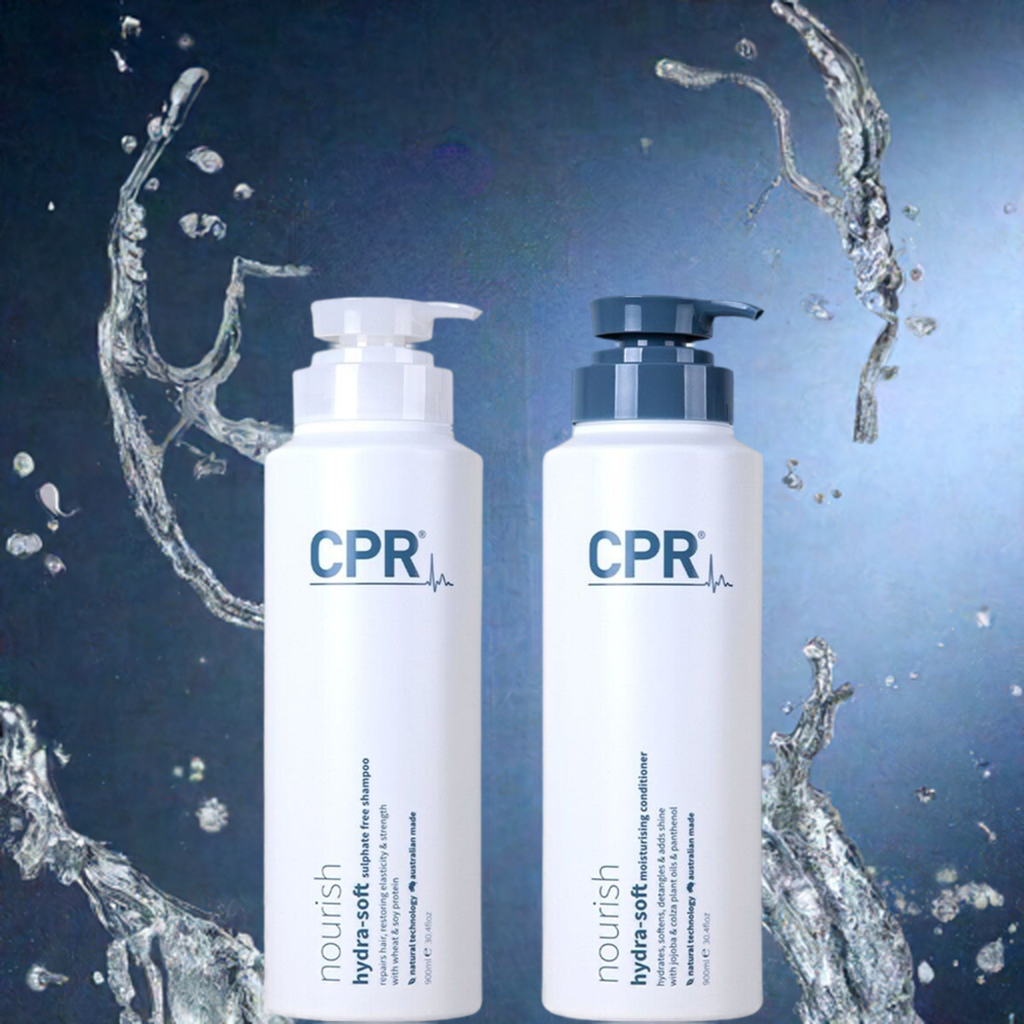 Vitafive CPR Nourish Hydra-Soft Duo Shampoo, Conditioner 900ml Duo - On Line Hair Depot