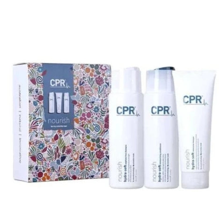 Vitafive CPR Nourish Hydra-Soft Shampoo, Conditioner & Treatment - On Line Hair Depot