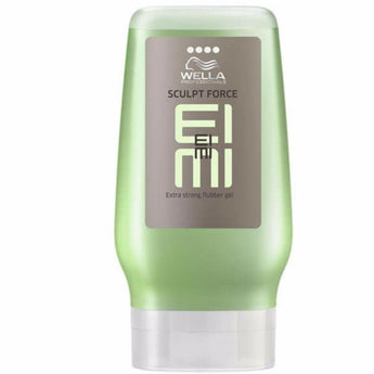Wella EIMI Sculpt Force is an extra-strong hold styling gel that creates shaped and defined styles with a high shine finish, perfect for use in dry hair for a shaped style or wet hair for a wet look finis