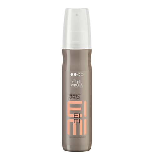 Wella Eimi Volume Perfect Setting
Achieve lasting volume and radiance with this lightweight setting lotion from Wella Eimi. Engineered with a balanced formula, it delivers medium hold while safeguarding hair during heat styling. The spray application ensures even distribution, creating voluminous texture with a polished finish. Ideal for blow-drying techniques that demand both structural support and protective care.