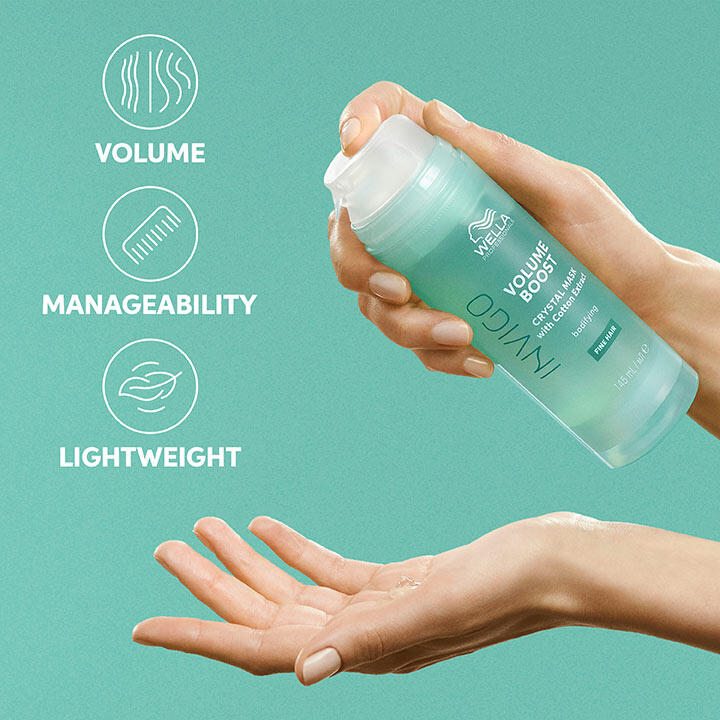 Wella Invigo Volume Boost Mask Cyrstal Mask for fine hair 145ml - On Line Hair Depot