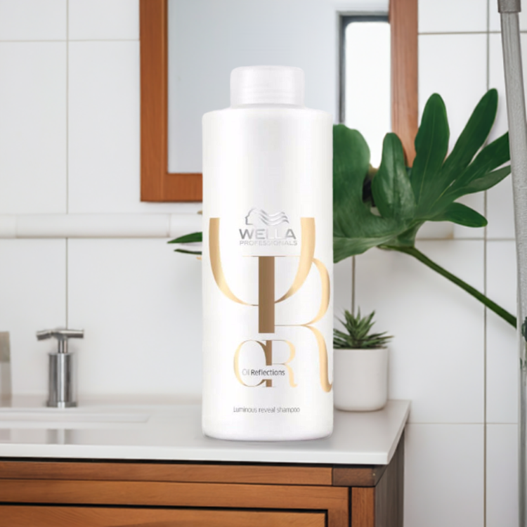 Wella Oil Reflections Shampoo 1lt Smoother and Shinier Hair - On Line Hair Depot