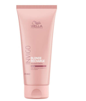 Wella Professionals Invigo Blonde Recharge Warm Blonde Refreshing Conditioner 200ml Wella Professionals - On Line Hair Depot