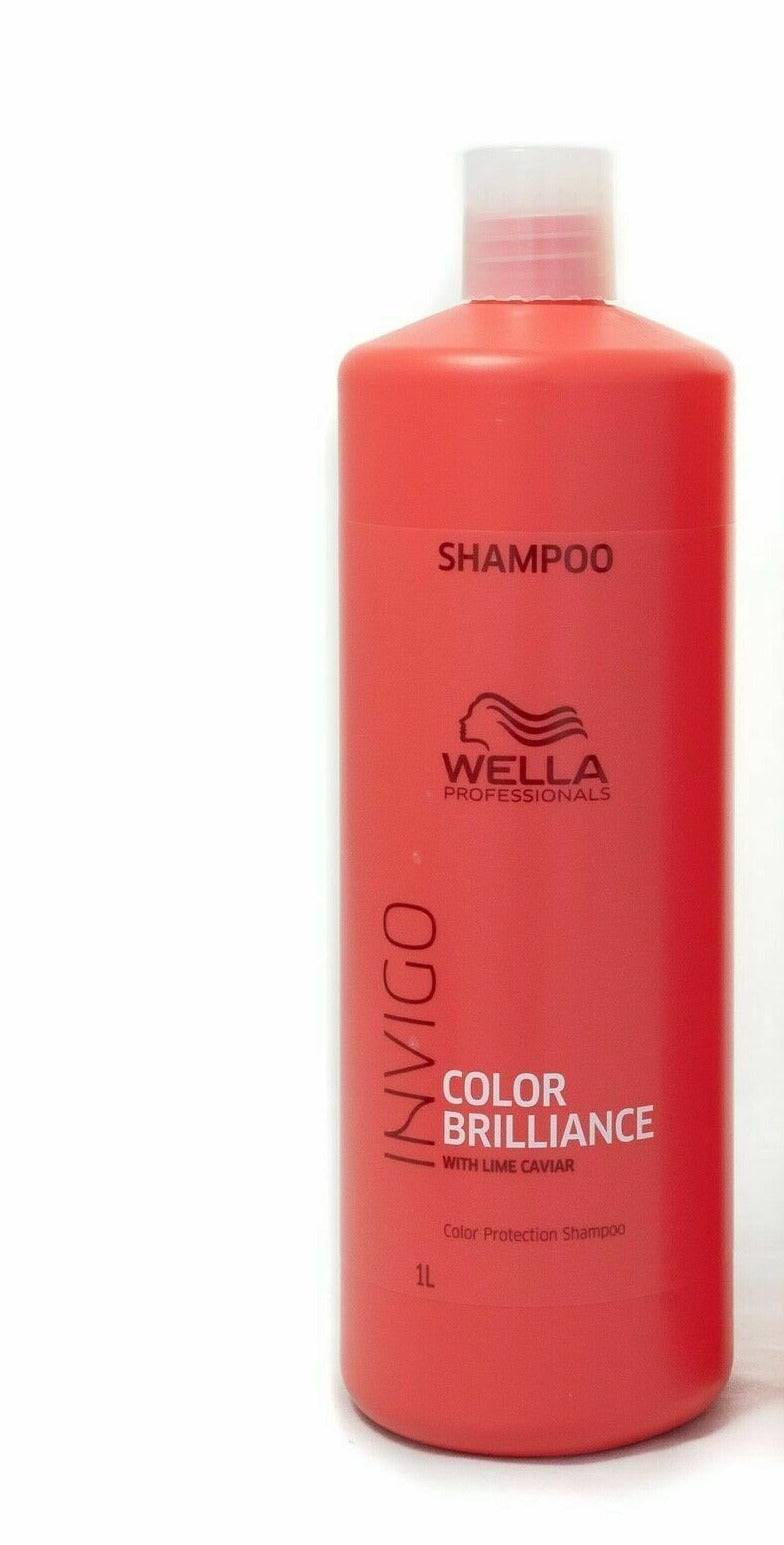 Wella Invigo Brilliance Shampoo 1 Litre - On Line Hair Depot