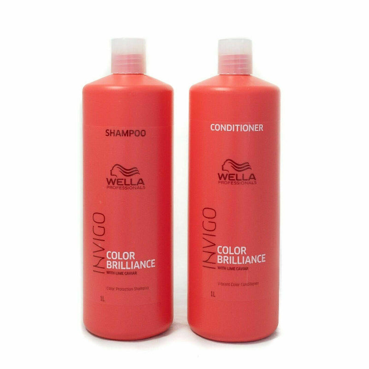 Wella Invigo Brilliance Shampoo & Conditioner 1lt Duo - On Line Hair Depot