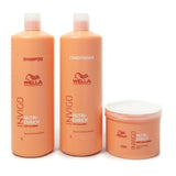Wella Professionals Invigo Enrich Shampoo 1L & Conditioner 1L & 500ml Treatment TRIO Wella Professionals - On Line Hair Depot