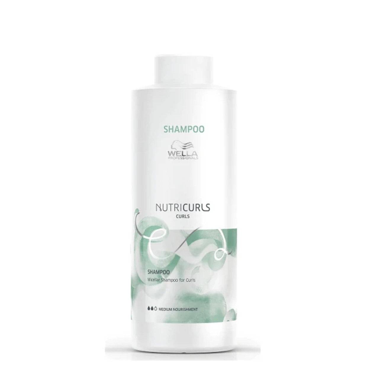 Wella Nutricurls Curls Micellar Shampoo for Curls 1000ml - On Line Hair Depot