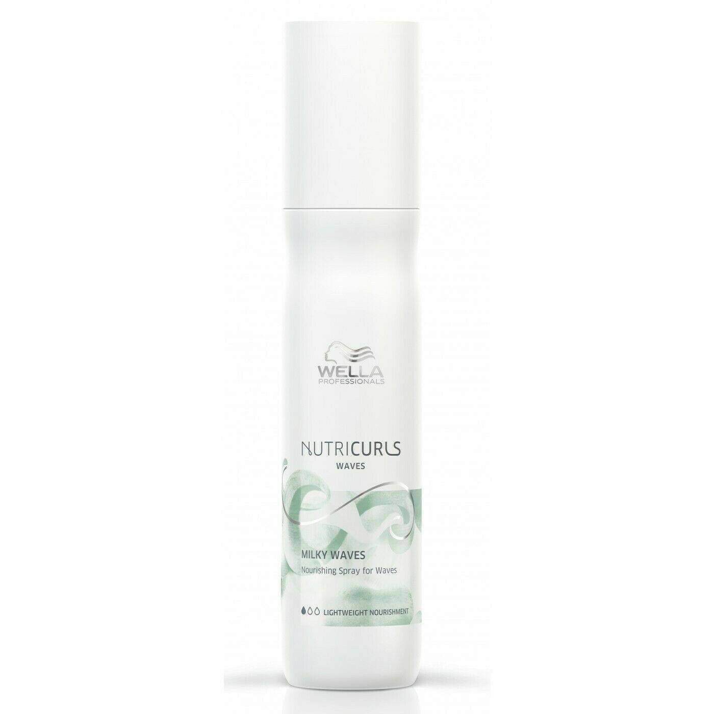 Wella Nutricurls Milky Waves Nourishing Leave in Spray for Waves - On Line Hair Depot
