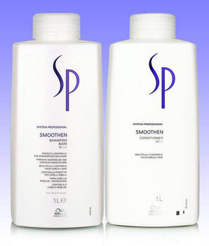 Wella SP Classic Smoothen Shampoo, Conditioner 1lt Duo Wella Professionals - On Line Hair Depot
