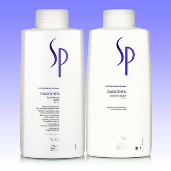 Wella SP Classic Smoothen Shampoo, Conditioner 1lt Duo Wella Professionals - On Line Hair Depot