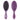 Wet Brush Awestruck Detangler Purple Shimmer - On Line Hair Depot