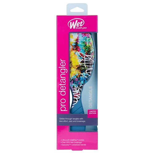 Wet Brush Pro Street Art Detangler Blue - On Line Hair Depot
