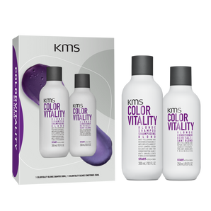 KMS Color Vitality Blonde Shampoo and Conditioner Duo Pack b - On Line Hair Depot