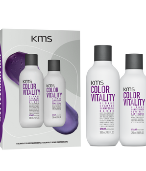 KMS Color Vitality Blonde Shampoo and Conditioner Duo Pack b - On Line Hair Depot