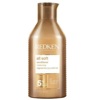Redken All Soft Shampoo & Conditioner 300ml Duo Pack for Dry, Brittle Hair in need of Moisture - On Line Hair Depot