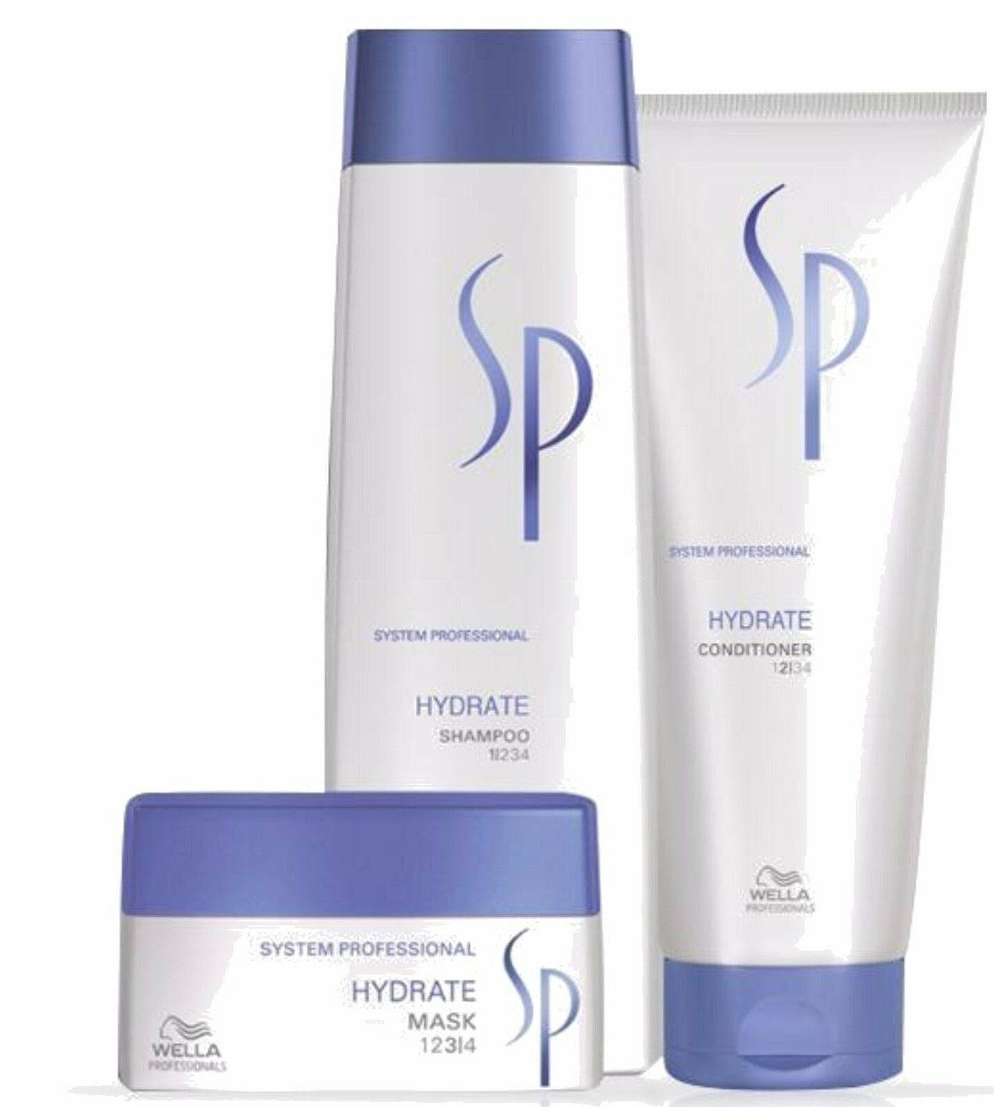 Wella SP Classic Hydrate Shampoo, Conditioner and Mask  Triple Pack - On Line Hair Depot