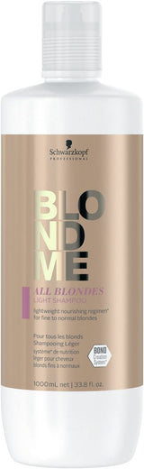 Schwarzkopf BLONDME All Blondes Light Shampoo 1000ml - On Line Hair Depot