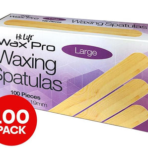 Hi Lift Wax Pro Waxing Spatulas 100 pieces Hi Lift Professional - On Line Hair Depot