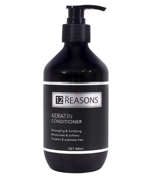 12Reasons Keratin Conditioner  400ml Hydrate & Strengthen 12Reasons - On Line Hair Depot