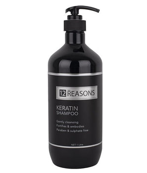 12Reasons Keratin Shampoo 1lt Cleanse and Strengthen 12Reasons - On Line Hair Depot