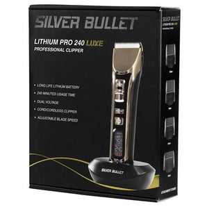 Silver Bullet Ceramic Pro 240 Luxe Hair Clipper Silver Bullet - On Line Hair Depot