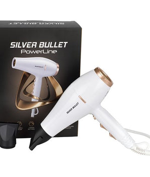 Silver Bullet Powerline Hair Dryer White Silver Bullet - On Line Hair Depot
