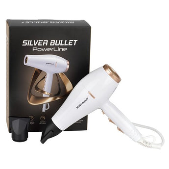 Silver Bullet Powerline Hair Dryer White Silver Bullet - On Line Hair Depot