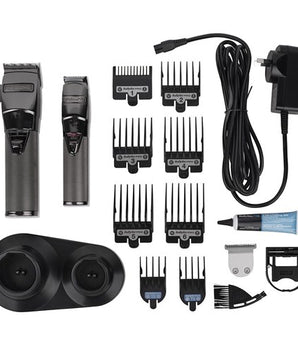 BaBylissPRO GraphiteFX Lithium Duo Clipper Trimmer Set BaByliss PRO - On Line Hair Depot