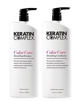 Keratin Complex Color Care Shampoo & Conditioner Duo 1lt with Pumps Keratin complex - On Line Hair Depot