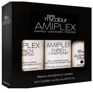 RPR Amiplex Enrich Shampoo Conditioner and Treatment Kit - On Line Hair Depot