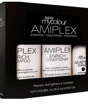 RPR Amiplex Enrich Shampoo Conditioner and Treatment Kit - On Line Hair Depot