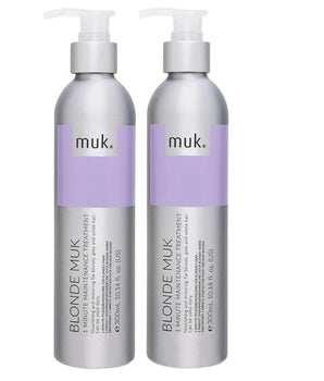 Muk Blonde Muk Minute Toning Treatment 300ml x 2 Muk Haircare - On Line Hair Depot