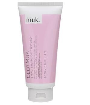 Muk Deep Muk 1 Minute Treatment 2 x 200ml Ultra Soft Intense Nourishing Muk Haircare - On Line Hair Depot