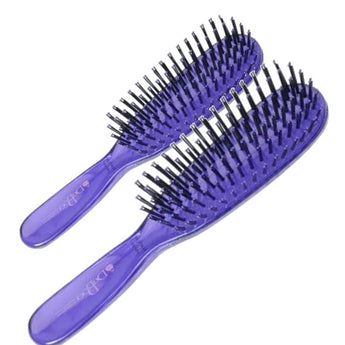 Duboa Brush Lilac Duo Large and Medium Made in Japan - On Line Hair Depot