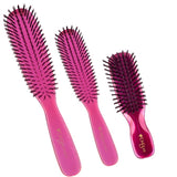 Duboa Hair Brushes Pack of 3 Brushes in Large, Medium, & Small pink Duboa - On Line Hair Depot