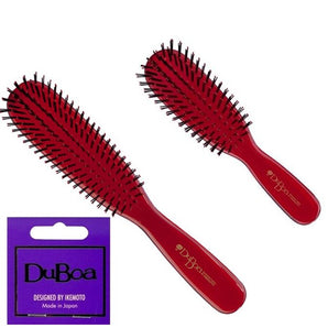 Duboa Brush Red Duo Large and Medium Made in Japan Duboa - On Line Hair Depot