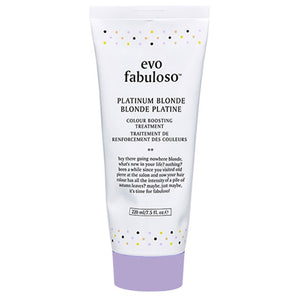 Fabuloso Platinum Blonde Colour Boosting Treatment Intensifying Conditioner 220ml by Evo Evo Haircare - On Line Hair Depot