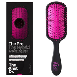 The Knot Dr - The Pro Fuchsia Pink Detangling Brush - On Line Hair Depot