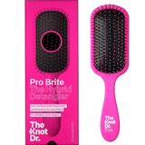 The Knot Dr - Pro Brite Fuchsia Pink Detangling Paddle Brush - On Line Hair Depot
