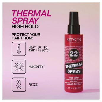 Redken Styling Hot Sets Thermal Spray High Hold 125ml Redken 5th Avenue NYC - On Line Hair Depot