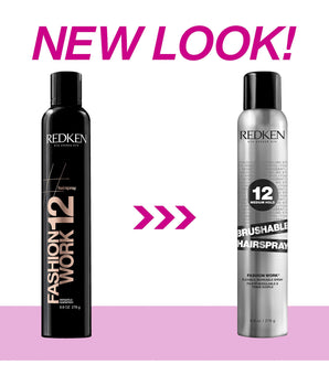 Redken Styling Fashion Work 12 Medium Hold Brushable Hairspray 278g Redken Styling - On Line Hair Depot